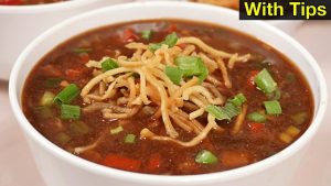 Veg manchow soup